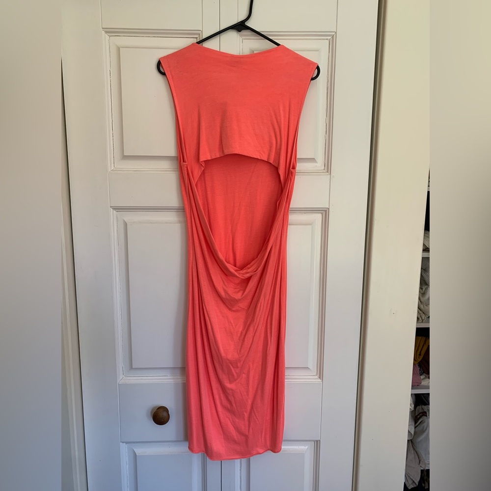 Backless MIDI Dress - Salmon Pink ❤️